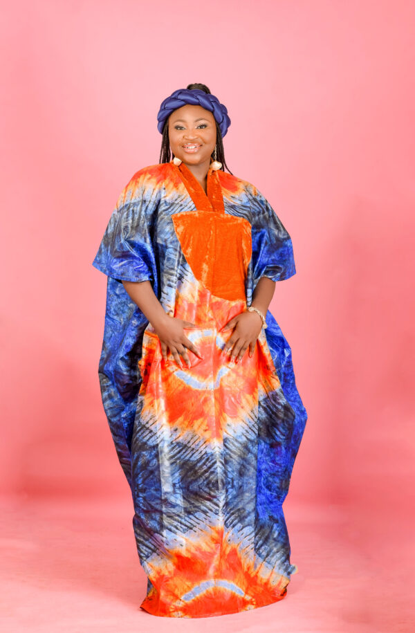 Royal Adire Maxi Kaftan Boubou