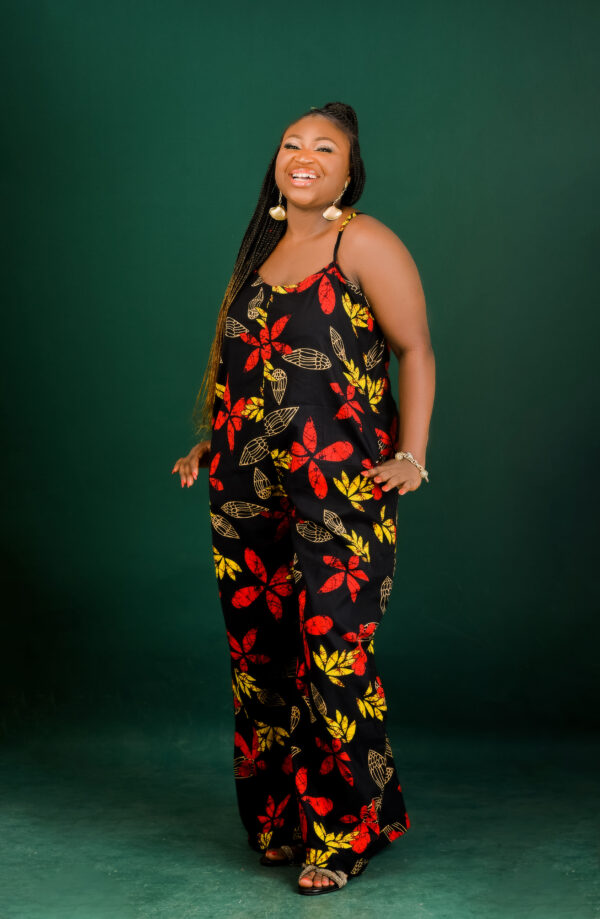 Ankara Majesty Palazzo Jumpsuit - Image 9