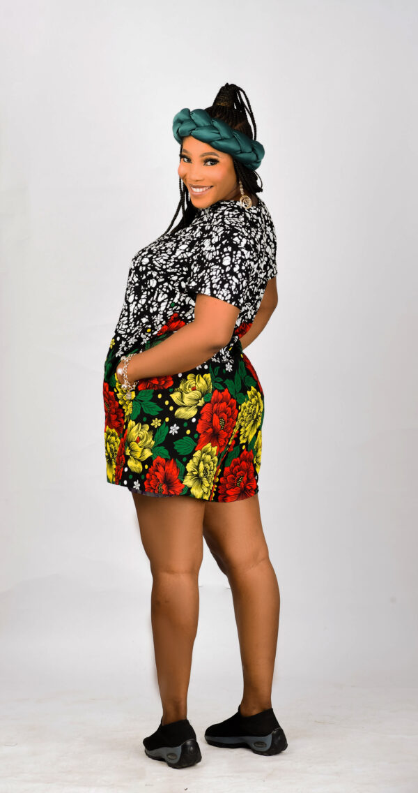 Radiant Ankara Shorts Jumpsuit - Image 6