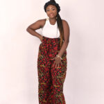 Ankara Jumpsuit with Rope Suspender - Image 5