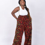 Ankara Jumpsuit with Rope Suspender - Image 4
