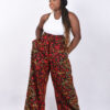 Ankara Jumpsuit with Rope Suspender