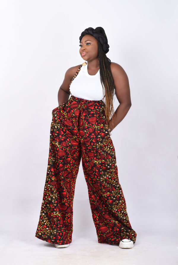 Ankara Jumpsuit with Rope Suspender