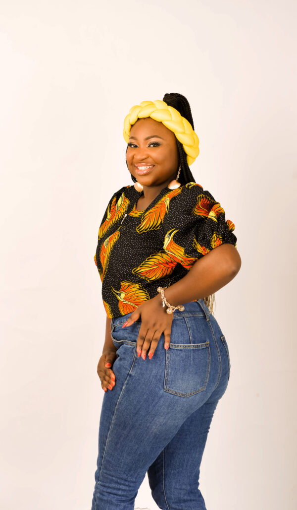 Vibrant Ankara Crop Top - Image 6